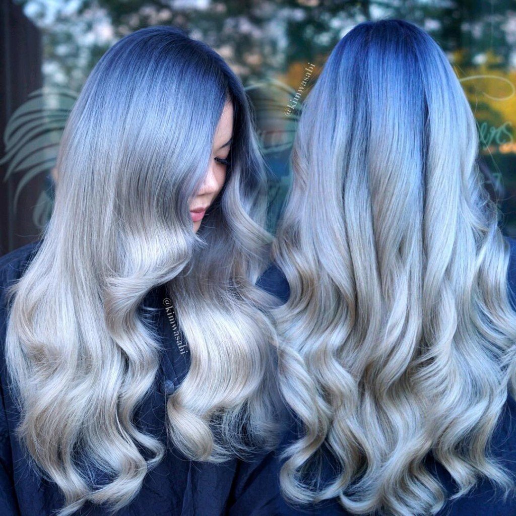 Denim Blue Hair Color