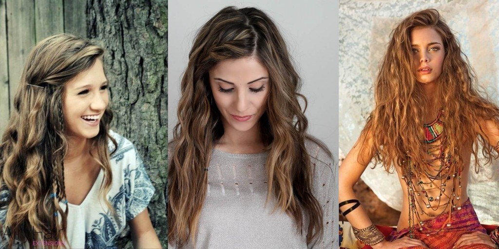 Bohemian Hairstyles for girls