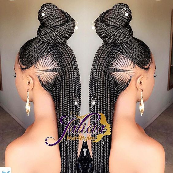 (Part 2) 20+ New Ghana Weaving Hairstyles For Ladies