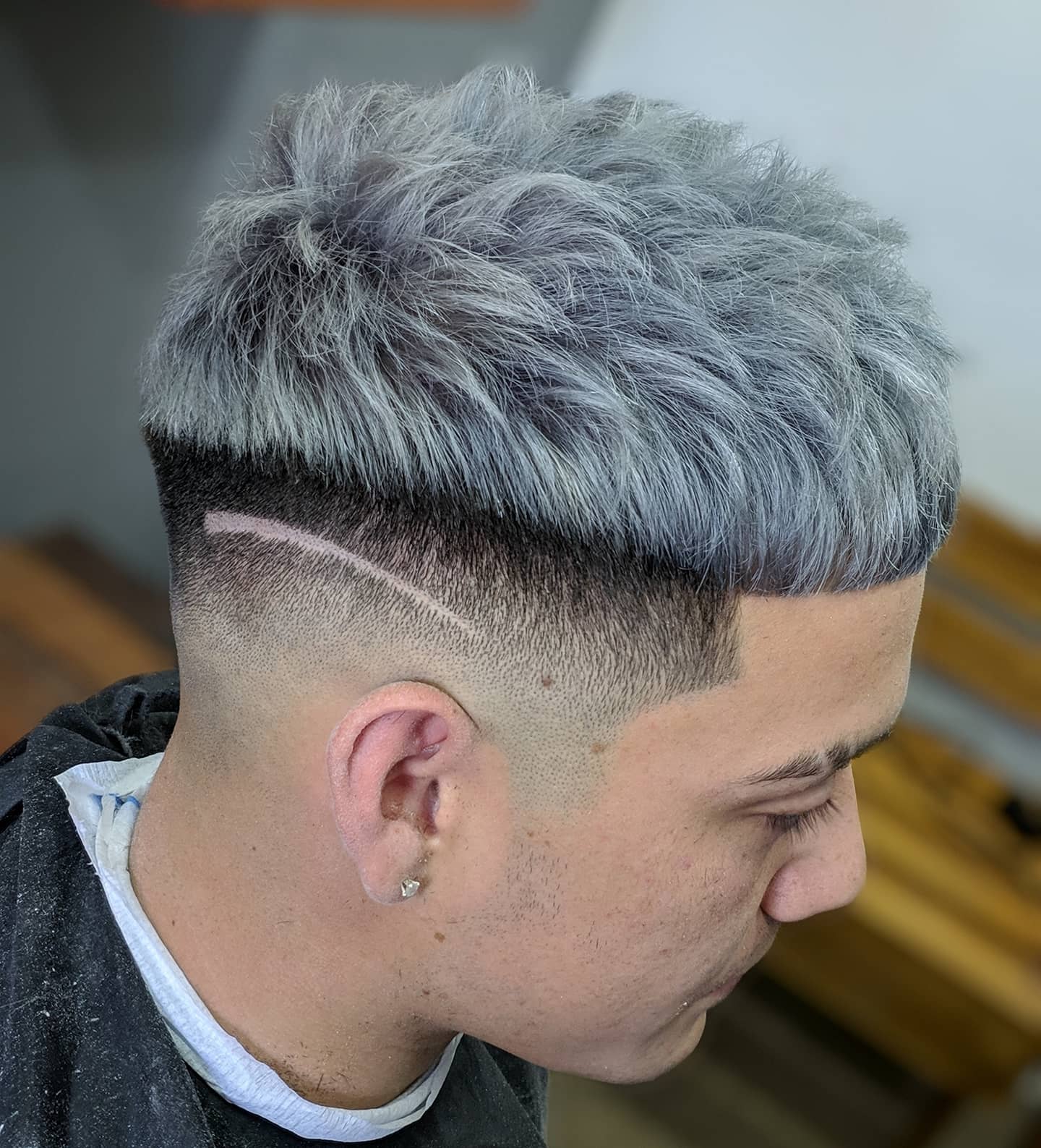 Textured French Crop With Fade