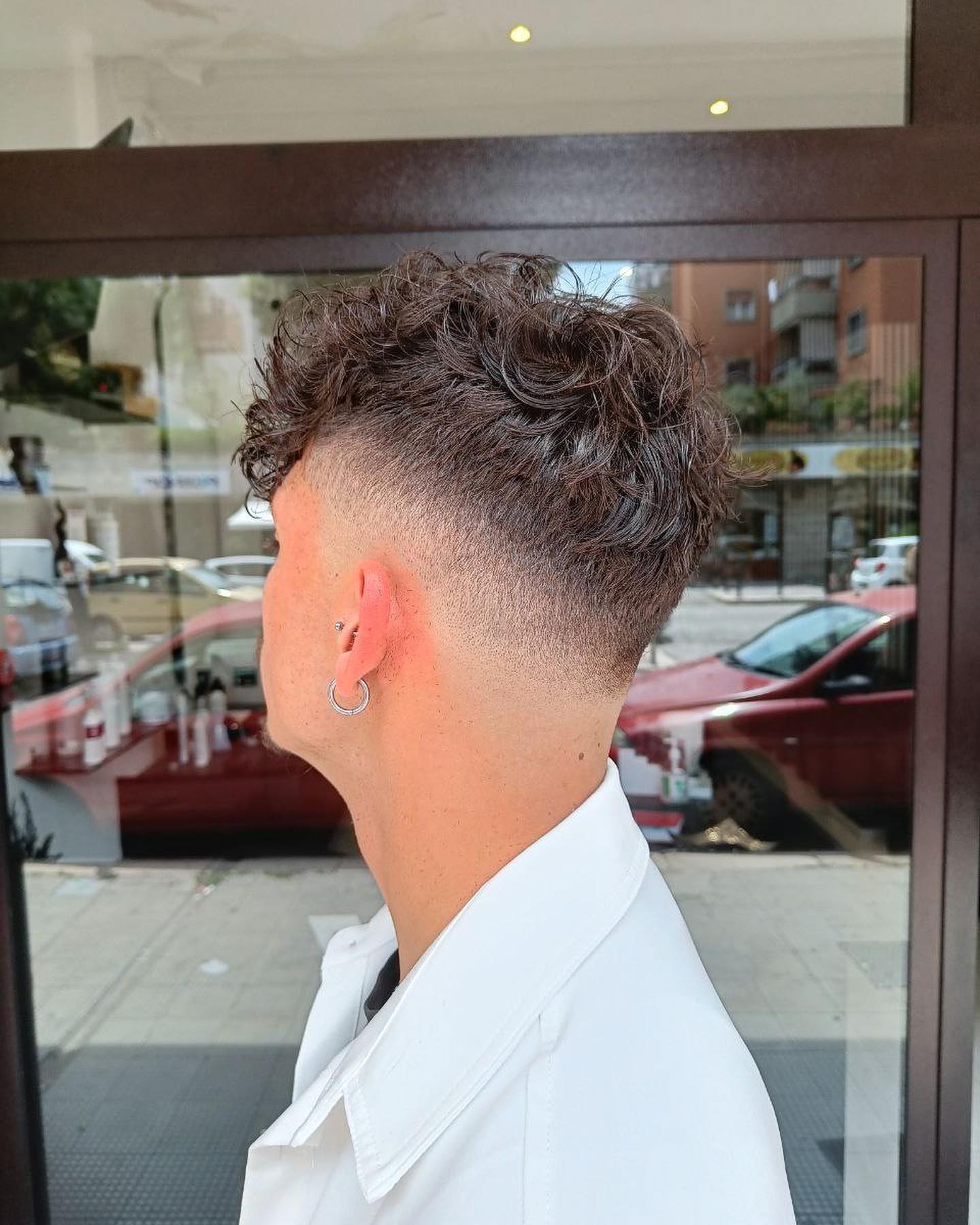 Messy French Crop Fade Haircut