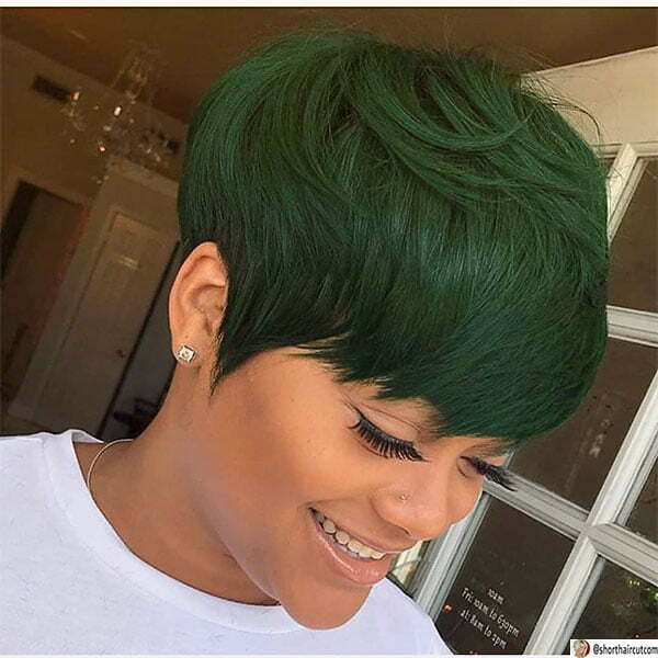 green hair color