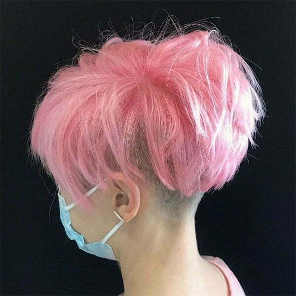 trendy pink hairstyles