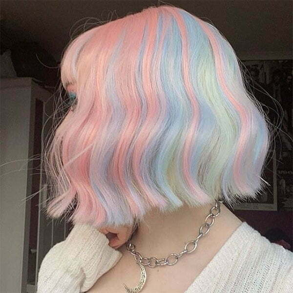 pink hair looks