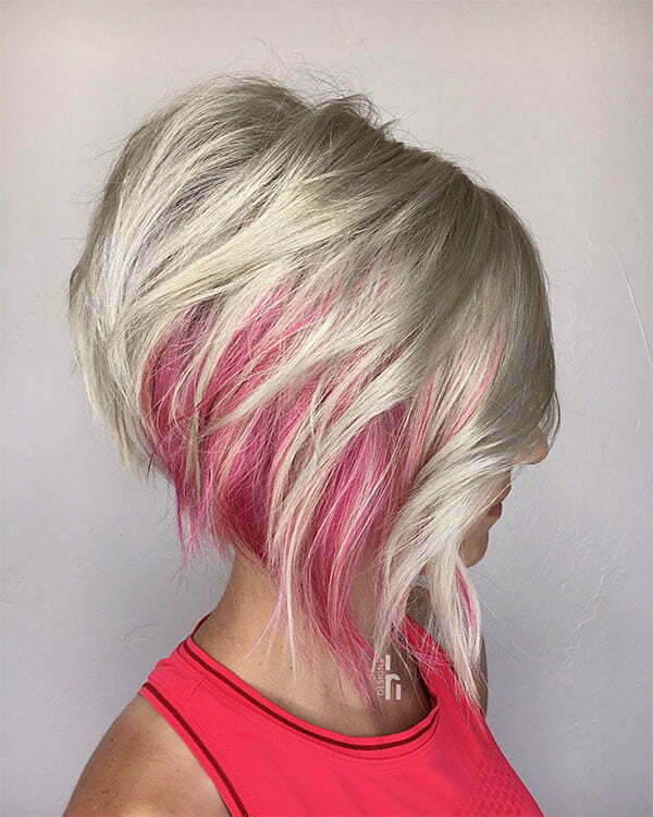 cool pink hairstyles