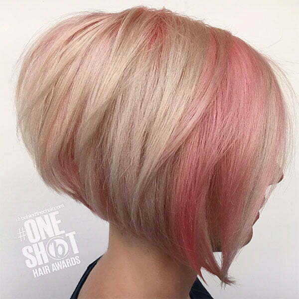 cute pink hair