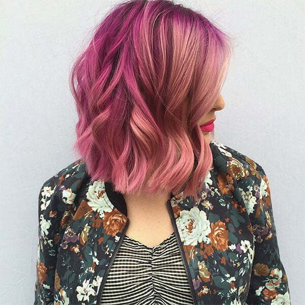 pink short hair pics