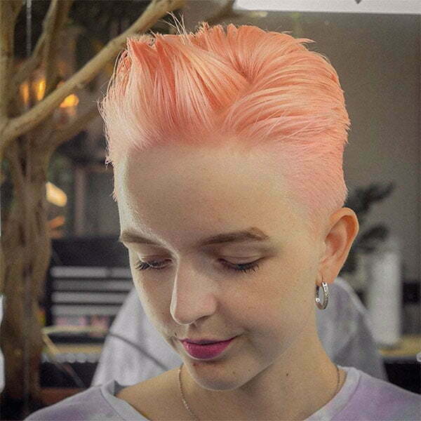 short and pink