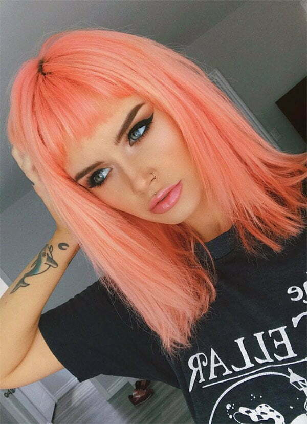 pink hairstyles for women