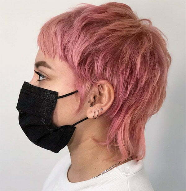 short pink womens hairstyles