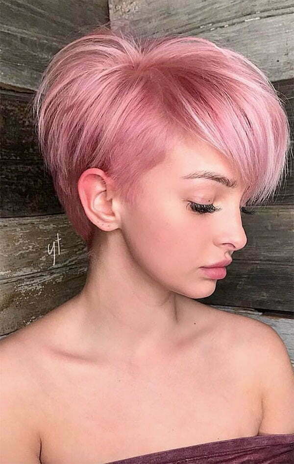 super pink hair