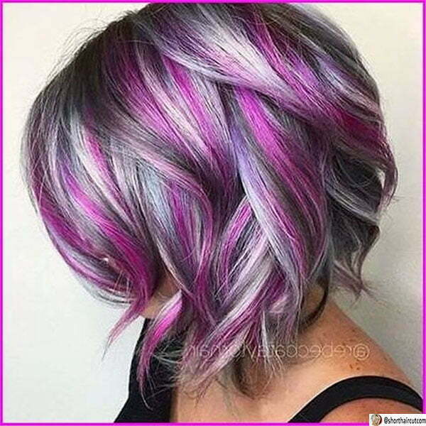 hair color ideas with purple