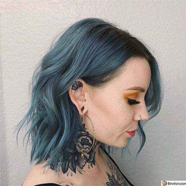 nice blue hairstyles