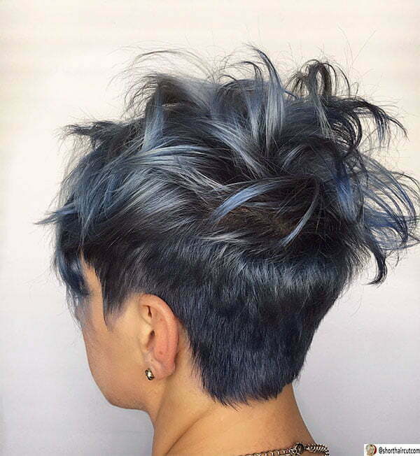 blue hairstyles for women