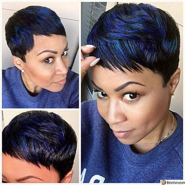 cool blue haircuts