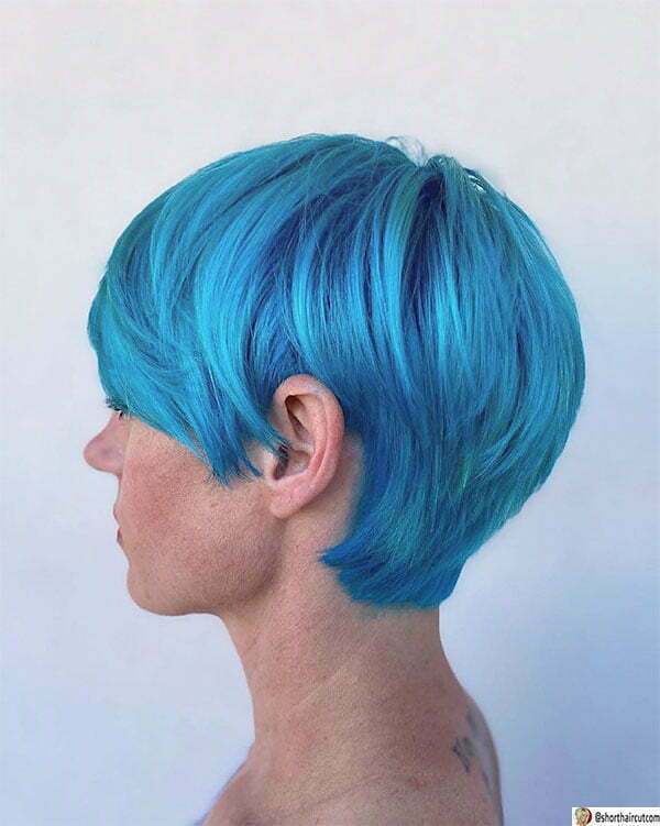 blue haircut styles