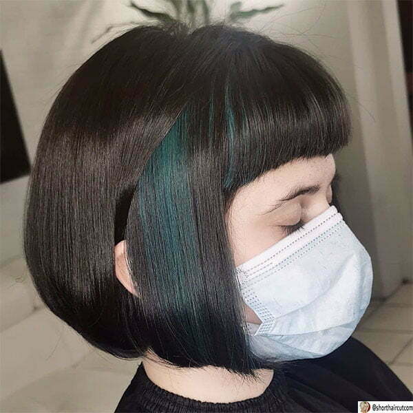 beautiful green hair