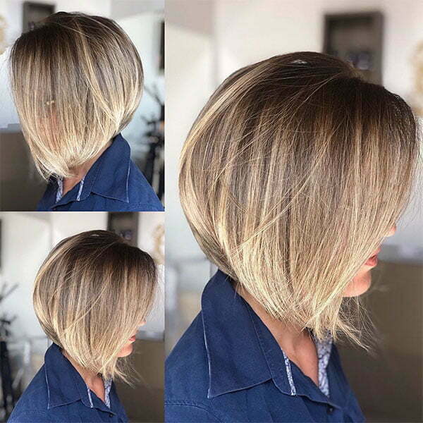 short straight haircuts for women 2021