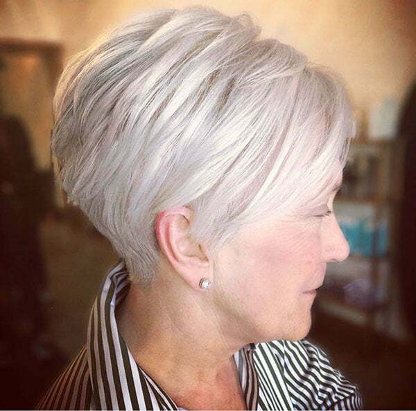 Pixie Haircuts For Older Women With Fine Hair